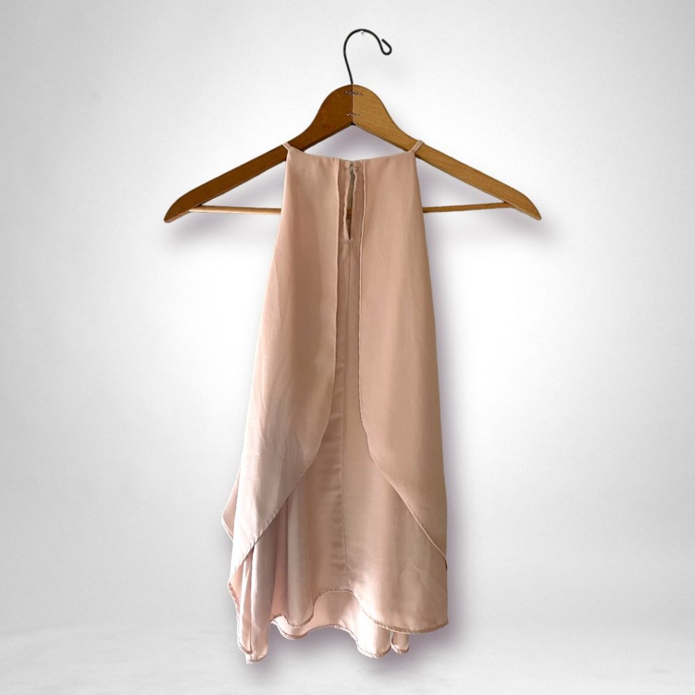 Banana Republic Women's Pink/Beige High Neck Tank Size Small - Picture 2 of 4